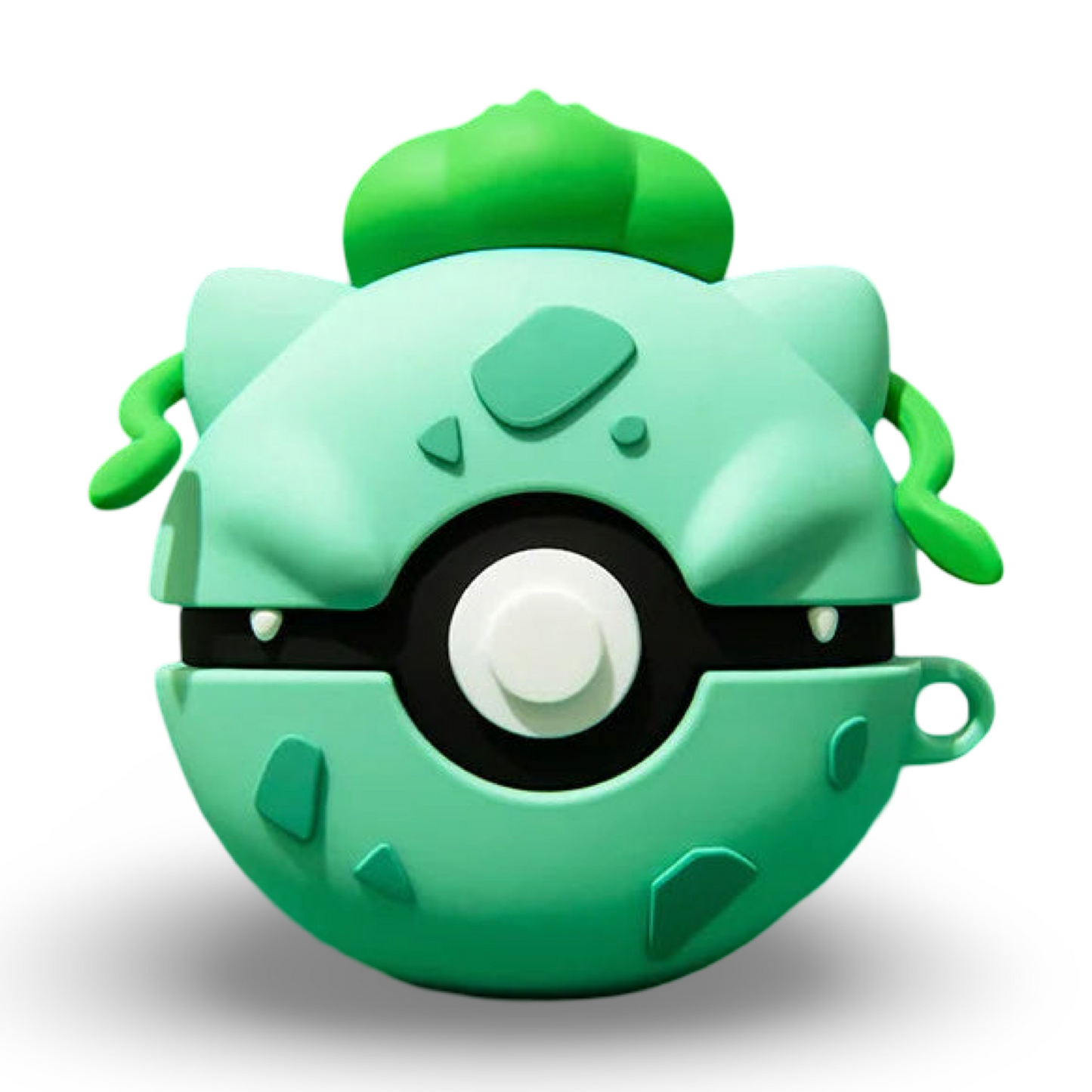 🌿 Bulbasaur Poké Ball AirPods Case (with Keychain)