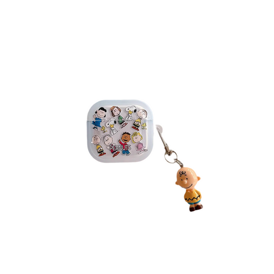 🎵 Peanuts AirPods Case with Pendant Keychain