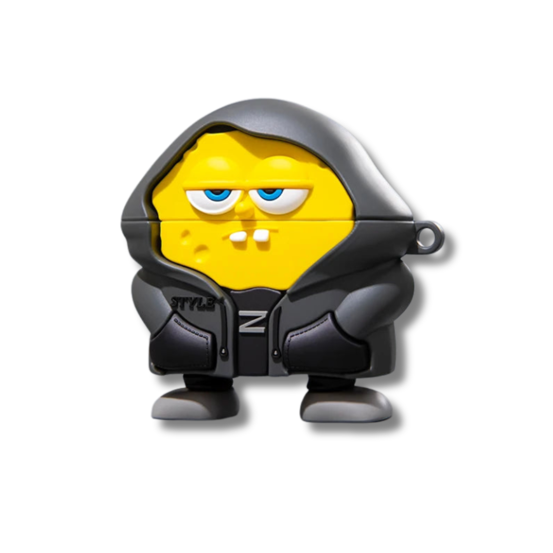 Hoodie SpongeBob (Grey) – AirPods Case