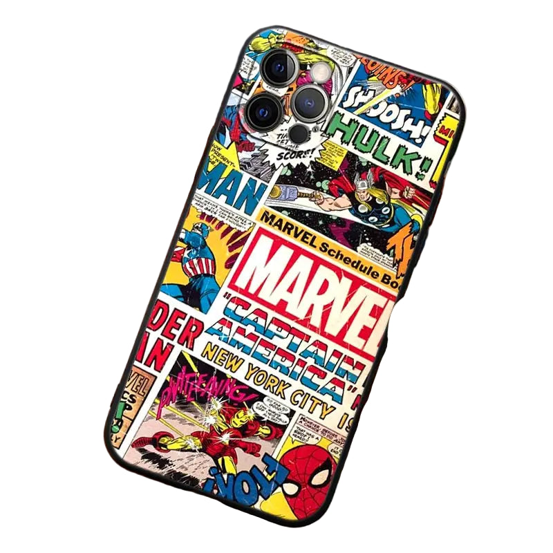 🦸♂️ Marvel Retro Comic Series iPhone Case