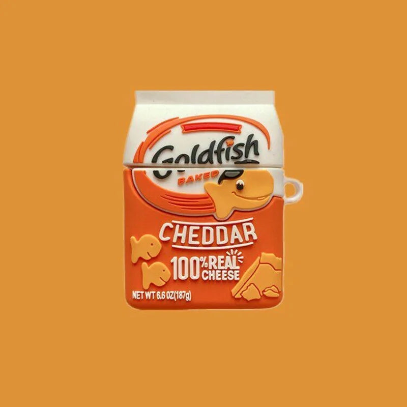 π§ Goldfish Cheddar AirPods Case β The Snack That Smiles Back!