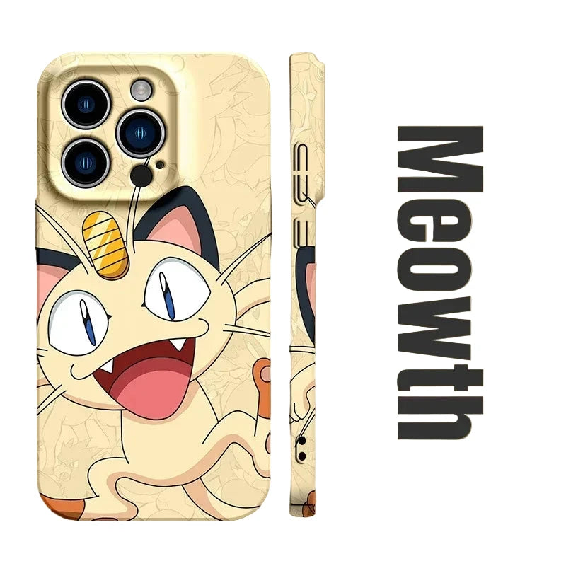 💛 Meowth Anime Series iPhone Case