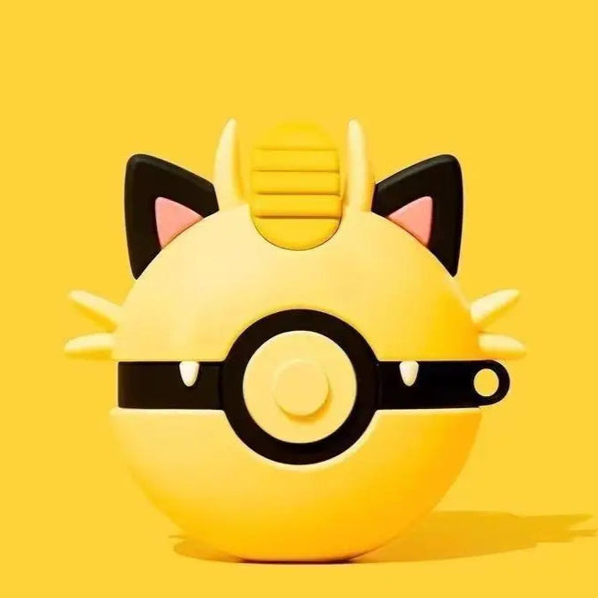 💰 Meowth Poké Ball AirPods Case (with Keychain)