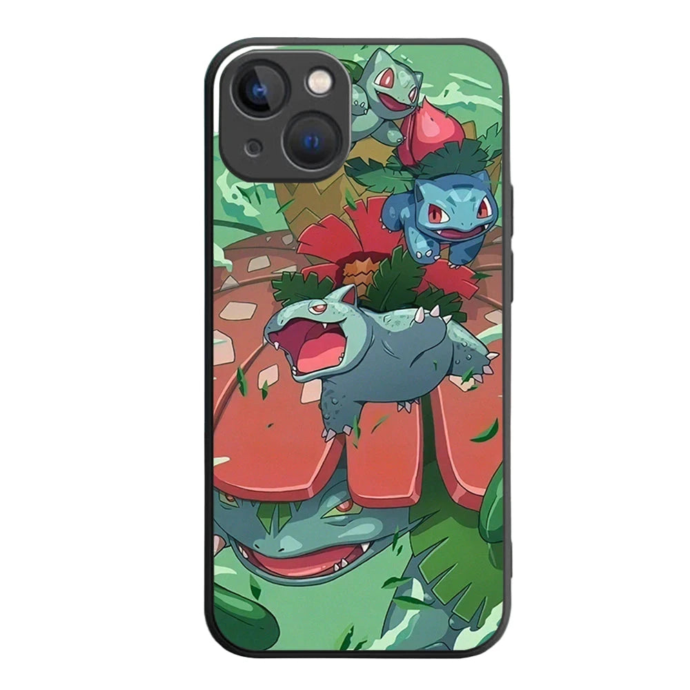 🌿 Grass Starters iPhone Case – Bulbasaur Evolution