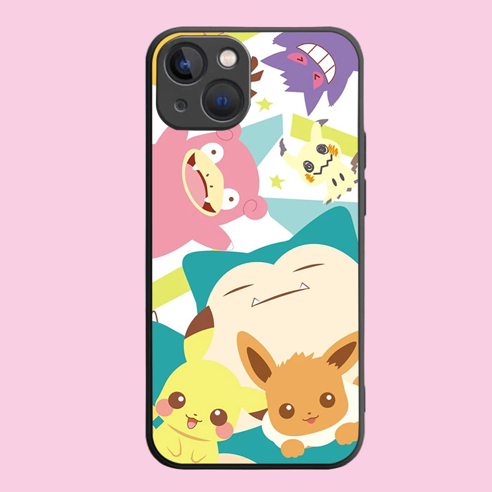 💖 Pokémon Kawaii iPhone Case – Snorlax & Friends