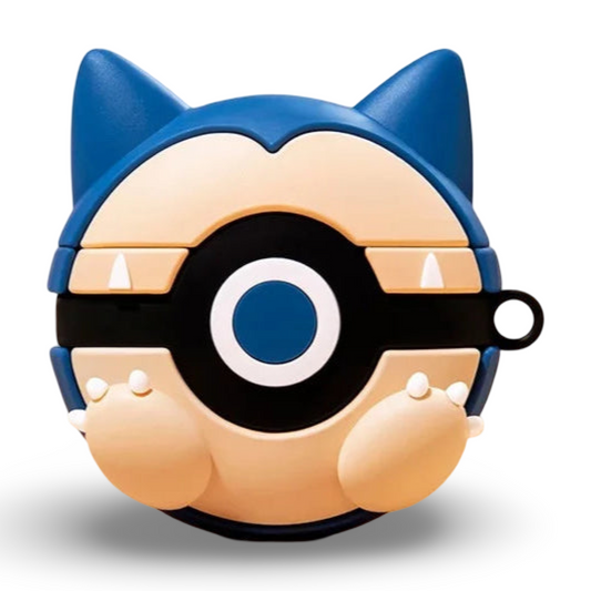 😴 Snorlax Poké Ball AirPods Case (with Keychain)