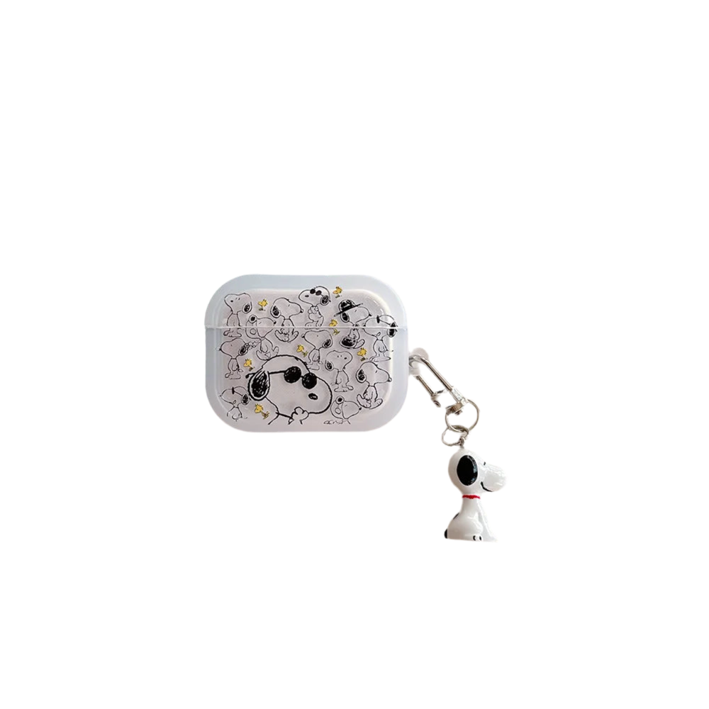 🎵 Peanuts AirPods Case with Pendant Keychain