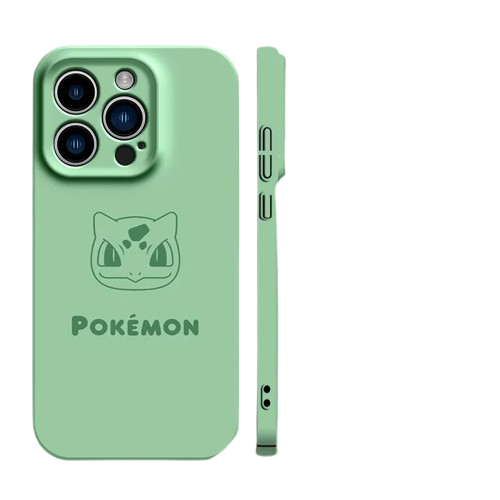 🌿 Bulbasaur Line Series iPhone Case