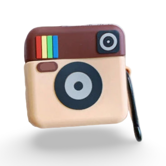 📸 Retro Camera AirPods Case – Snap It, Style It, Love It!