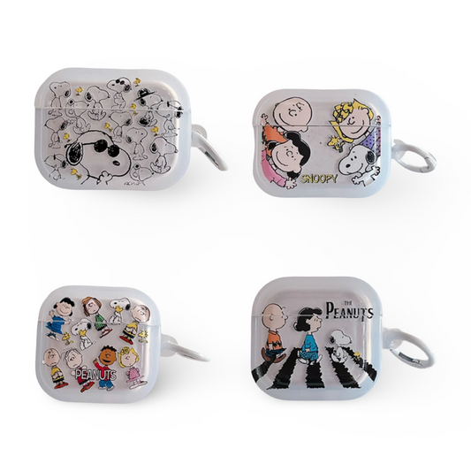 🎵 Peanuts AirPods Case with Pendant Keychain