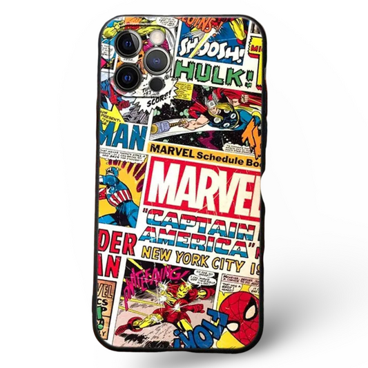 🦸‍♂️ Marvel Retro Comic Series iPhone Case