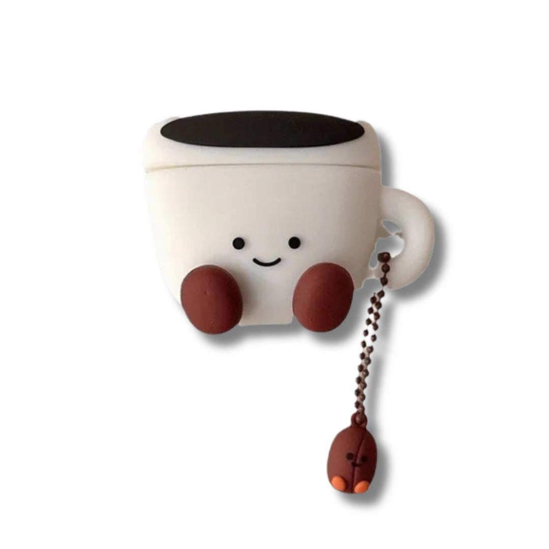 ☕ Cute Coffee Cup AirPods Case