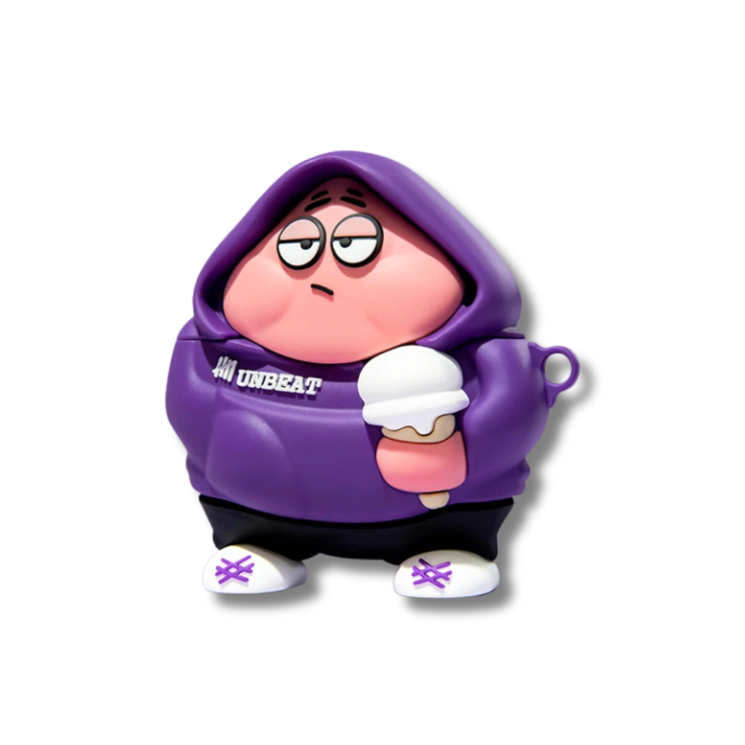 Hoodie Patrick (Purple) – AirPods Case