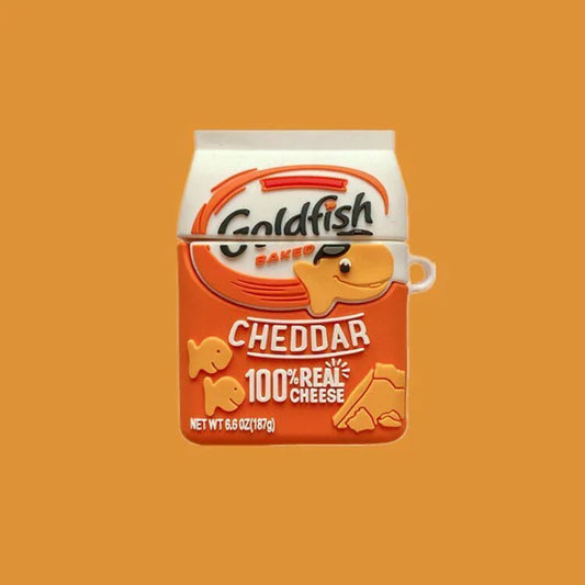 🧀 Goldfish Cheddar AirPods Case – The Snack That Smiles Back!