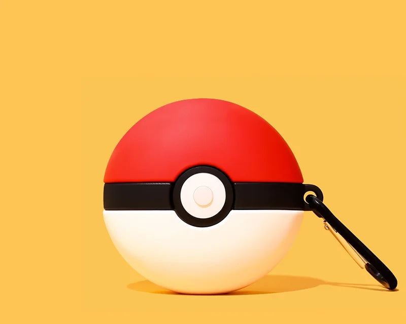 🔴 Classic Poké Ball AirPods Case (with Keychain)