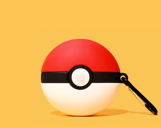 🔴 Classic Poké Ball AirPods Case (with Keychain)
