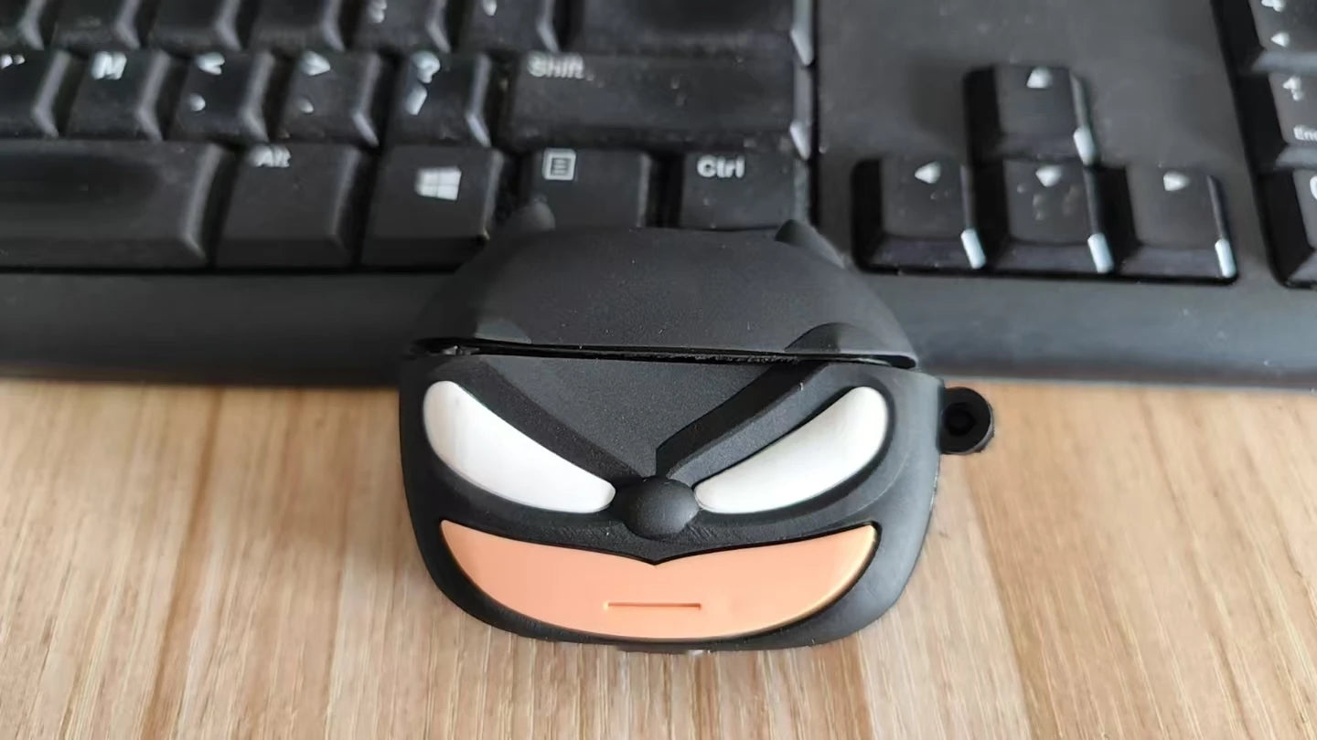 Batman For Airpods Pro 2 Case,3D Cartoon Silicone Shockproof Earphone Cover For Airpods 4 3 2 1 Case Cover Funda Kids Boys