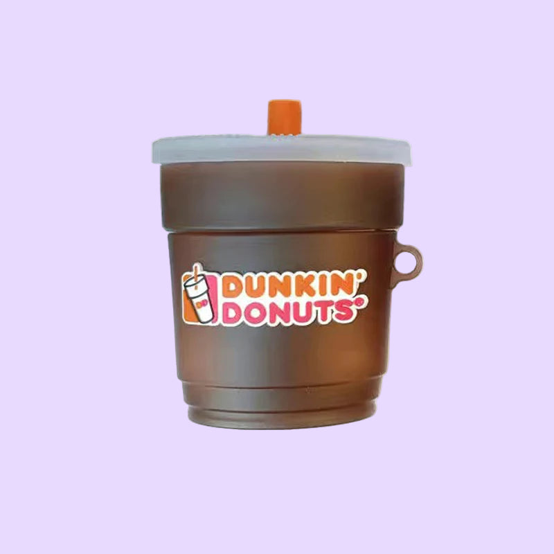 ☕ Dunkin’ Donuts Cup AirPods Case – Extra Sweet Edition