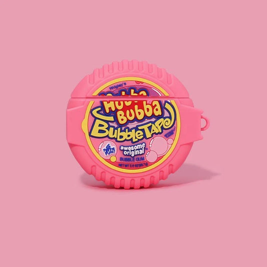 🍬 Hubba Bubba Inspired Bubble Gum AirPods Case