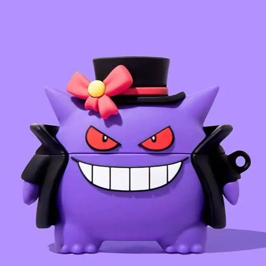 🎩👻 Gengar Dapper Edition AirPods Case (with Keychain)