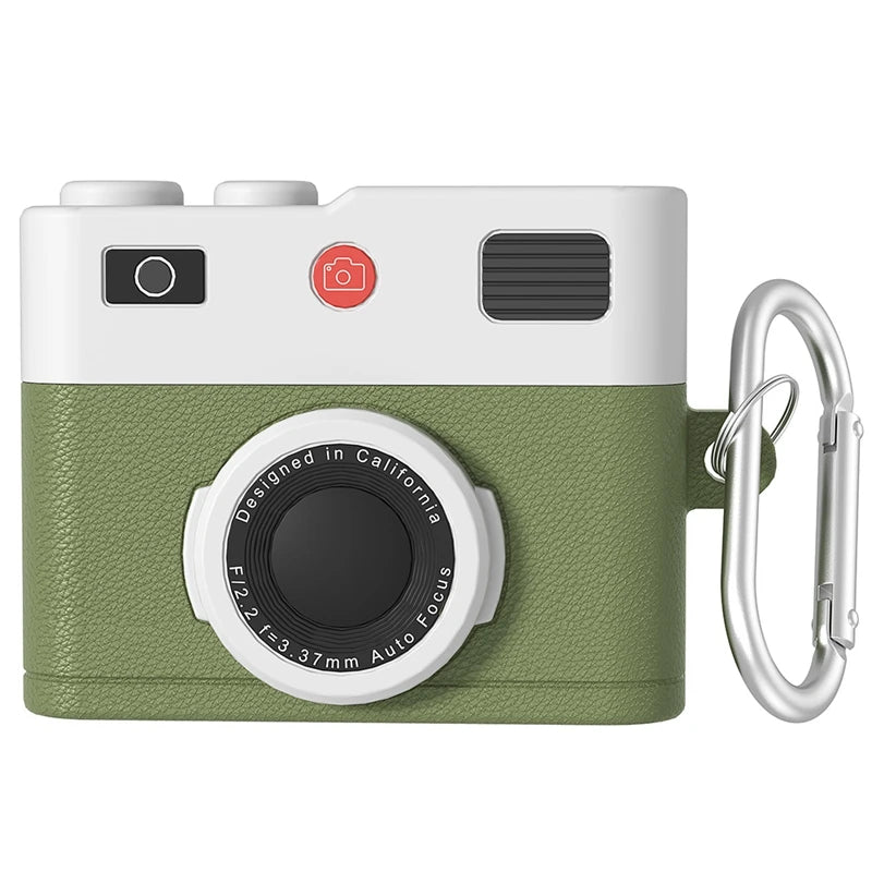 📸 Retro Camera AirPods Case