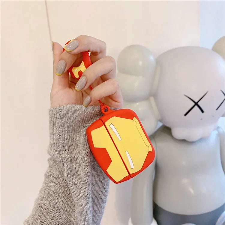 Batman For Airpods Pro 2 Case,3D Cartoon Silicone Shockproof Earphone Cover For Airpods 4 3 2 1 Case Cover Funda Kids Boys