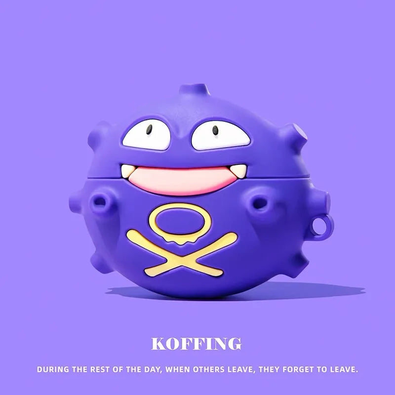 💨 Koffing AirPods Case (with Keychain)