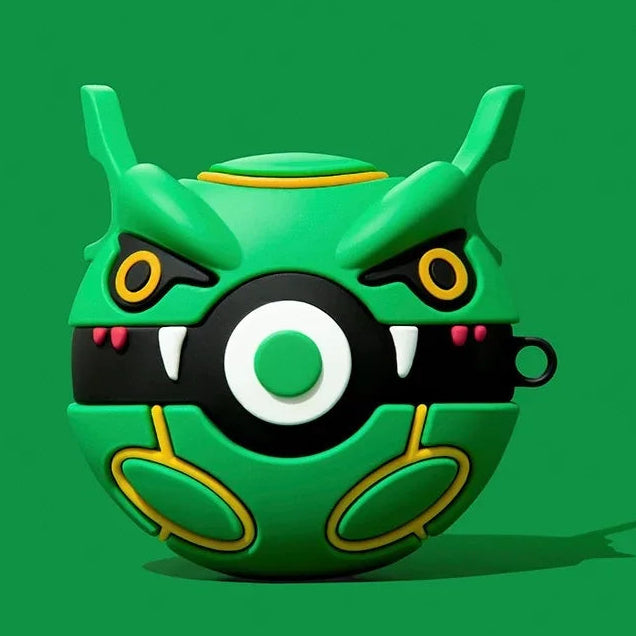 🐉 Rayquaza Poké Ball AirPods Case (with Keychain)